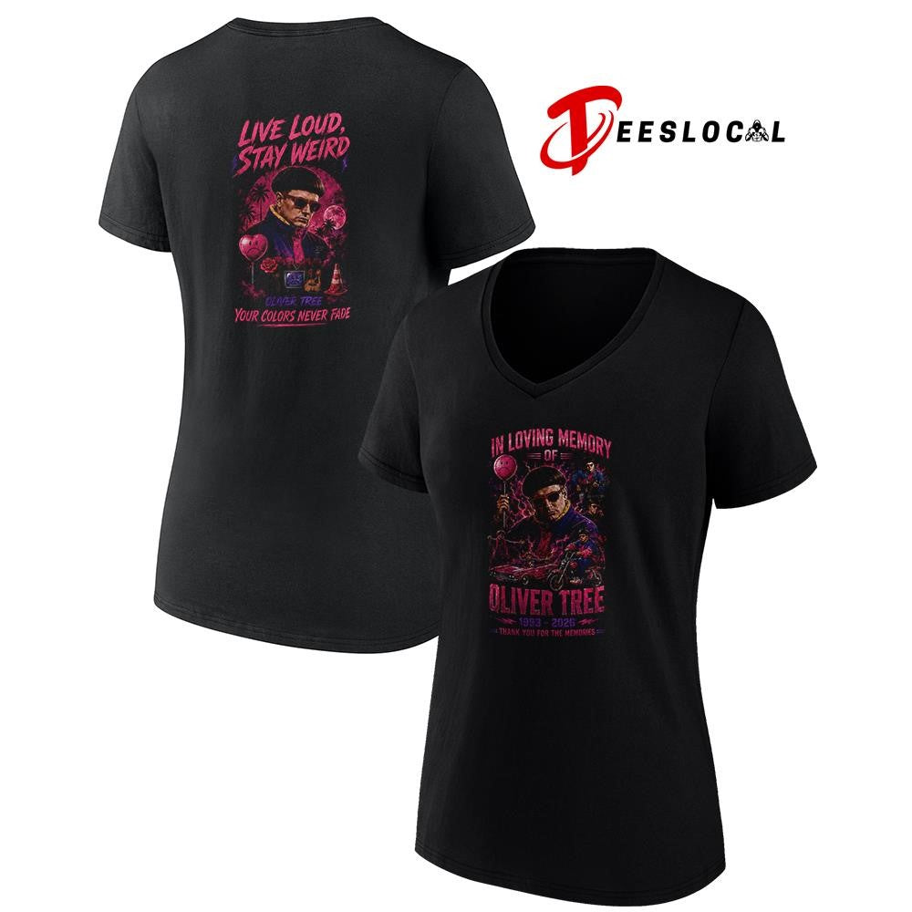 In loving memory of Oliver Tree live loud stay weird your colors never fade shirt Unisex