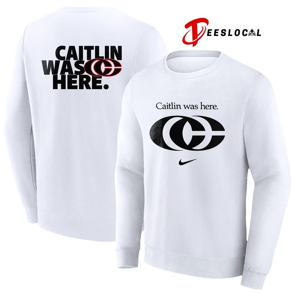 Indiana Fever Caitlin Clark Caitlin was here logo shirt Unisex