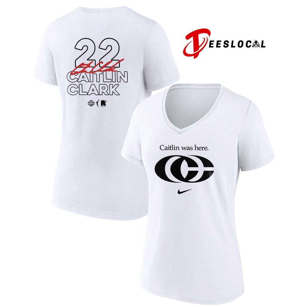 Indiana Fever Caitlin Clark Caitlin was here name and number signature shirt Unisex