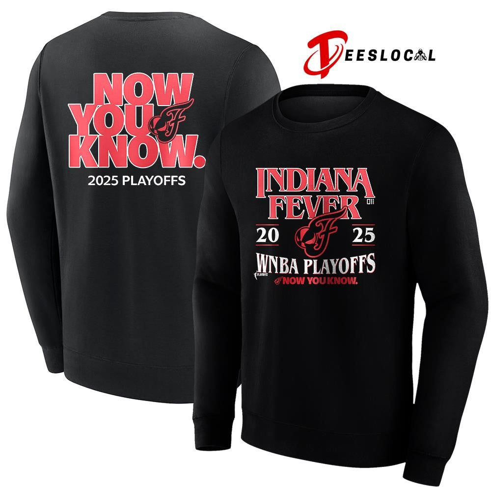 Indiana Fever Eastern conference of the WNBA playoffs now you know logo shirt Unisex