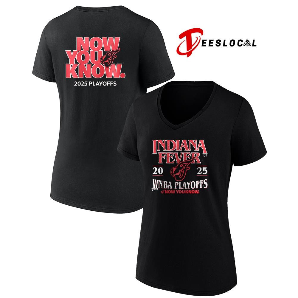 Indiana Fever Eastern conference of the WNBA playoffs now you know logo shirt Unisex