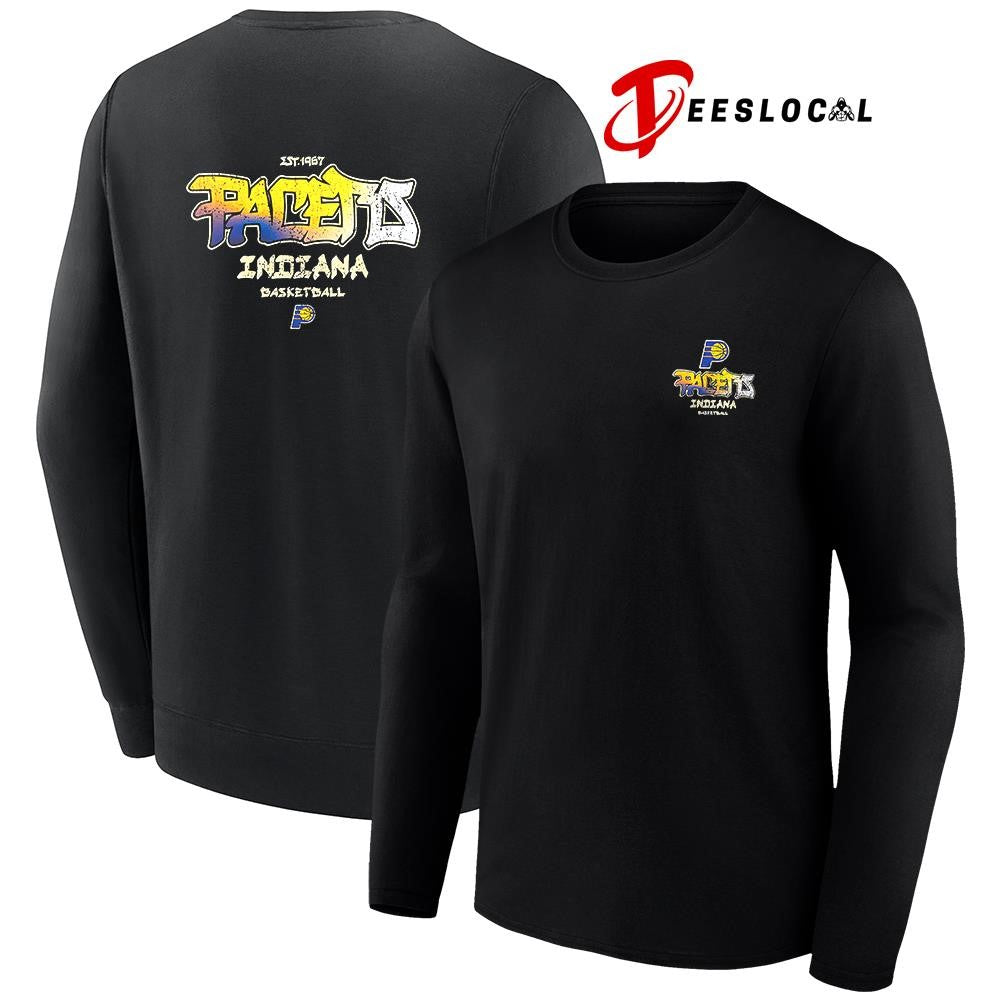 Indiana Pacers Jersey Knit basketball est 1967 logo shirt Unisex