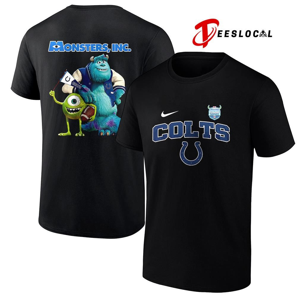 Indianapolis Colts x Monsters inc cartoon shirt Unisex