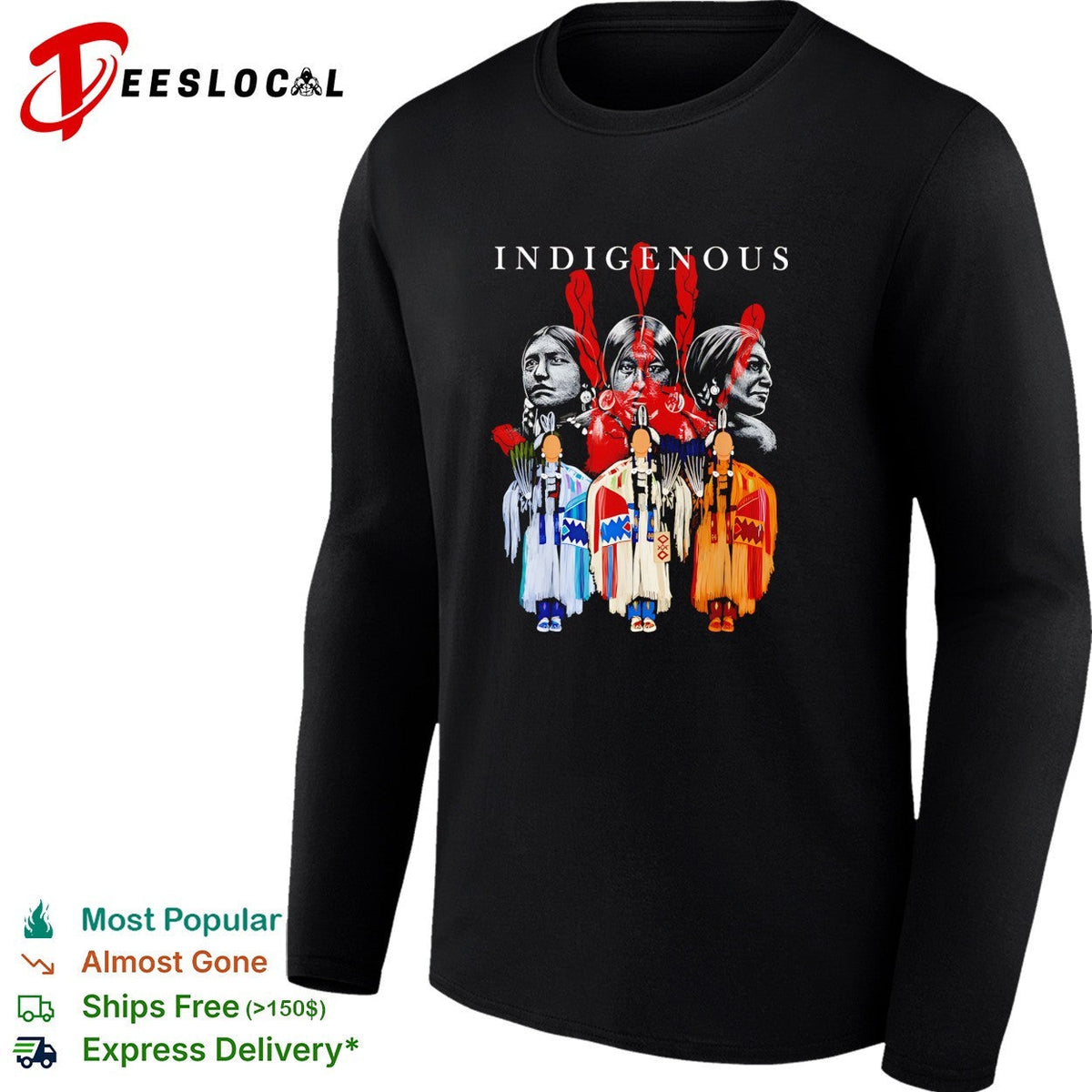 Indigenous Indigenous Heritage Culture Traditional Native American Art Print shirt Unisex