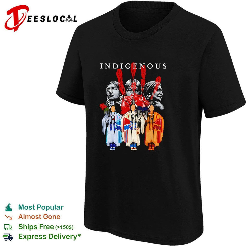 Indigenous Indigenous Heritage Culture Traditional Native American Art Print shirt Unisex