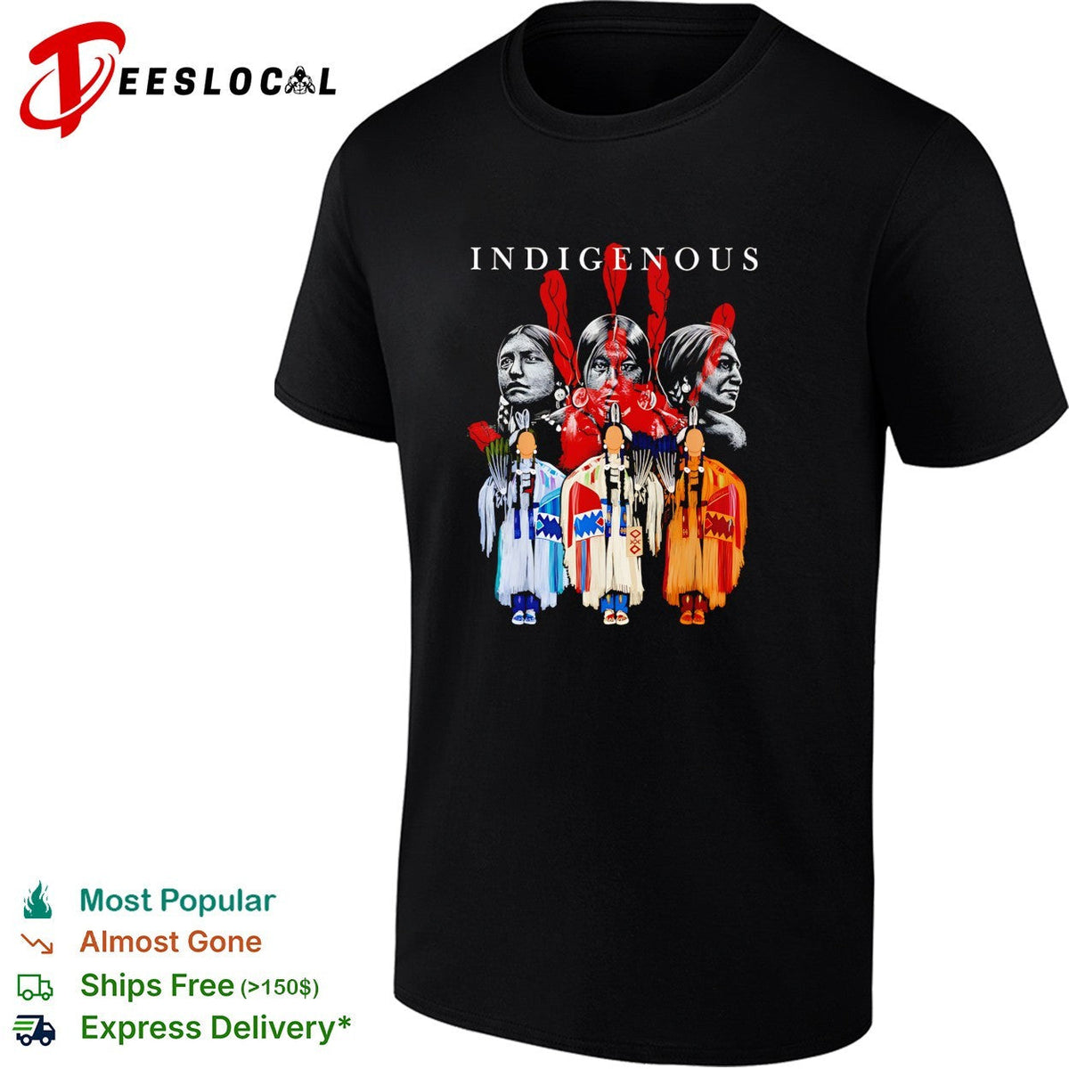 Indigenous Indigenous Heritage Culture Traditional Native American Art Print shirt Unisex