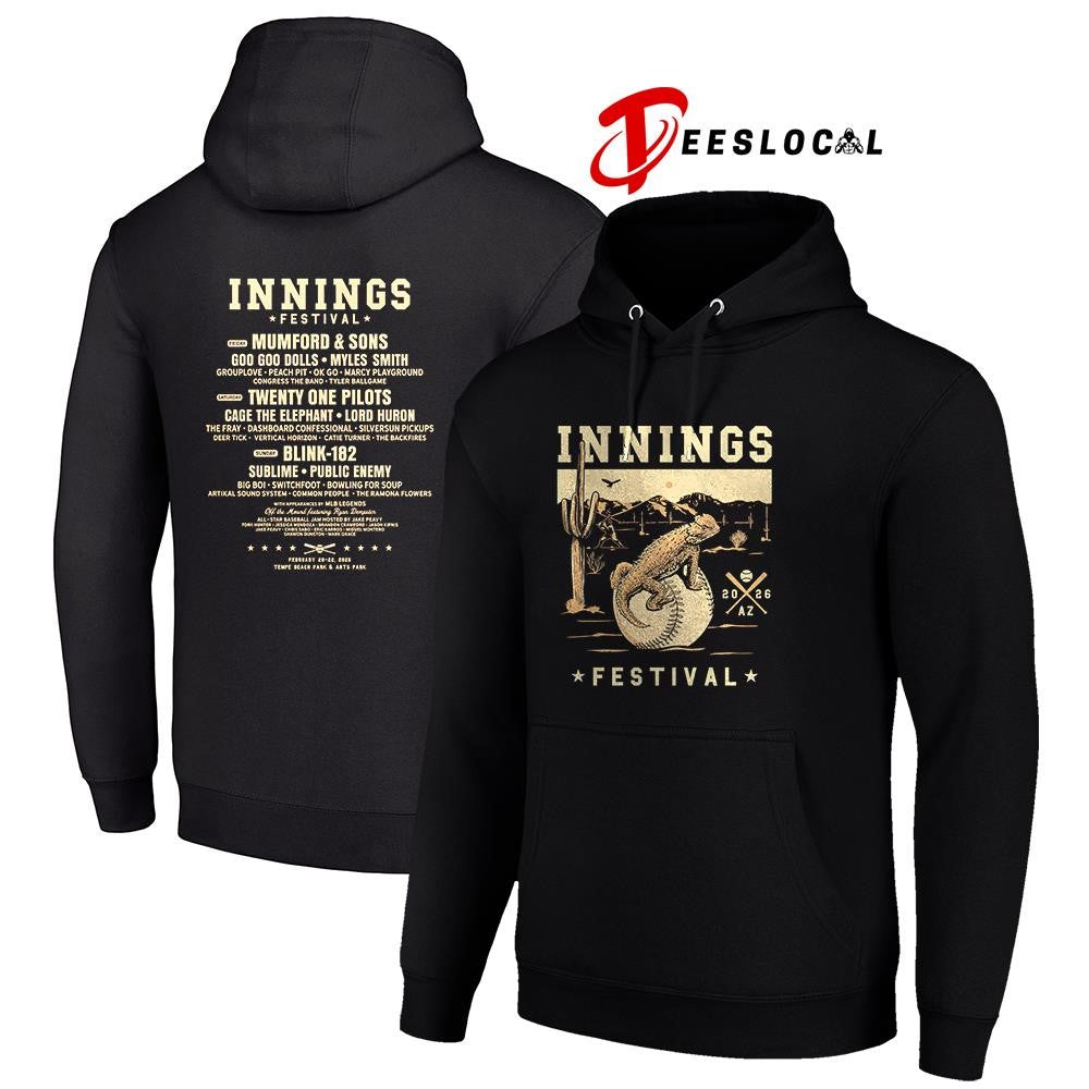 Innings Festival Tempe Arizona 2026 desert slider lineup shirt Unisex