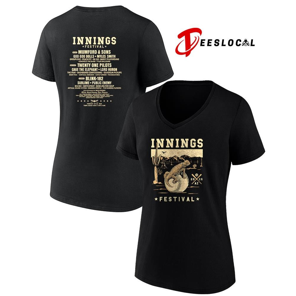 Innings Festival Tempe Arizona 2026 desert slider lineup shirt Unisex