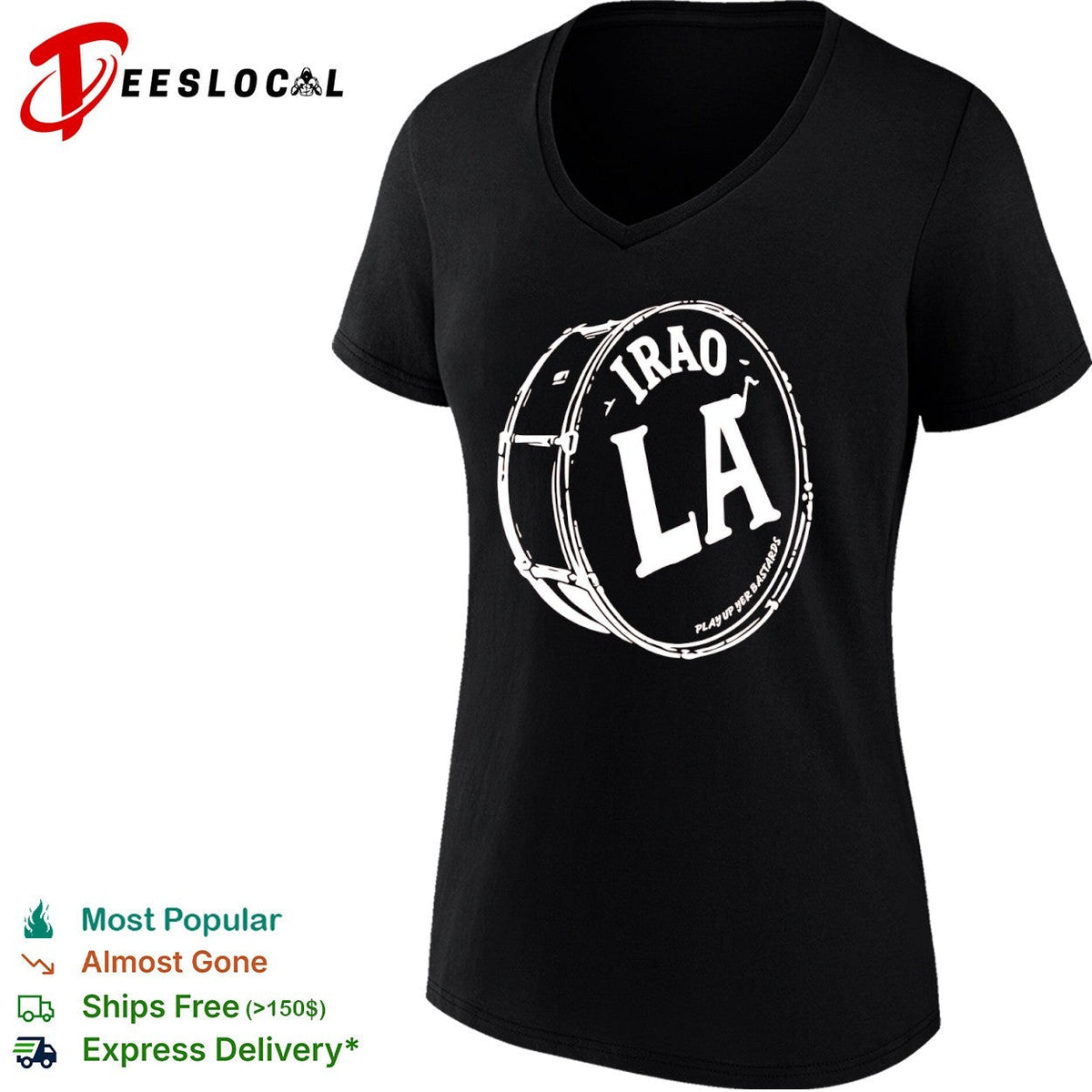Iraola drum play up yer bastards shirt Unisex