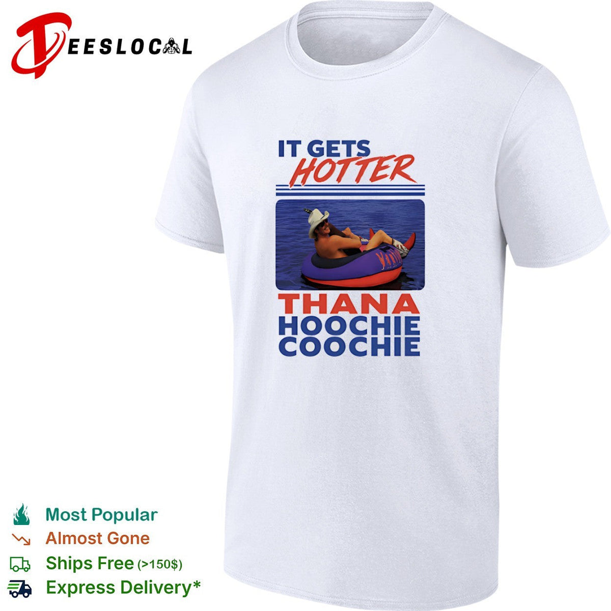 It Gets Hotter Thana Hoochie Coochie Alan Jackson shirt Unisex