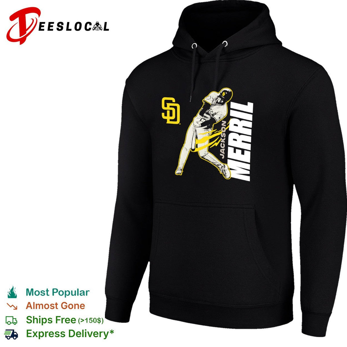 Jackson Merrill San Diego Padres SD swinging shirt Unisex