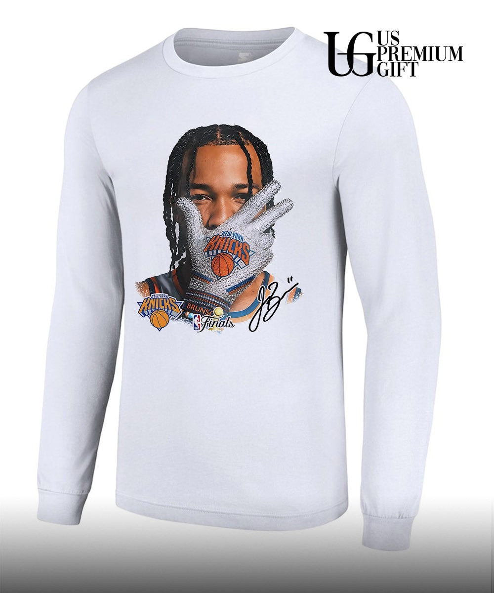 Jalen Brunson Iced Out Glove Knicks finals portrait Unisex