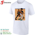 Jalen Brunson Knicks vs Victor Wemby San Antonio Spurs cartoon shirt Unisex