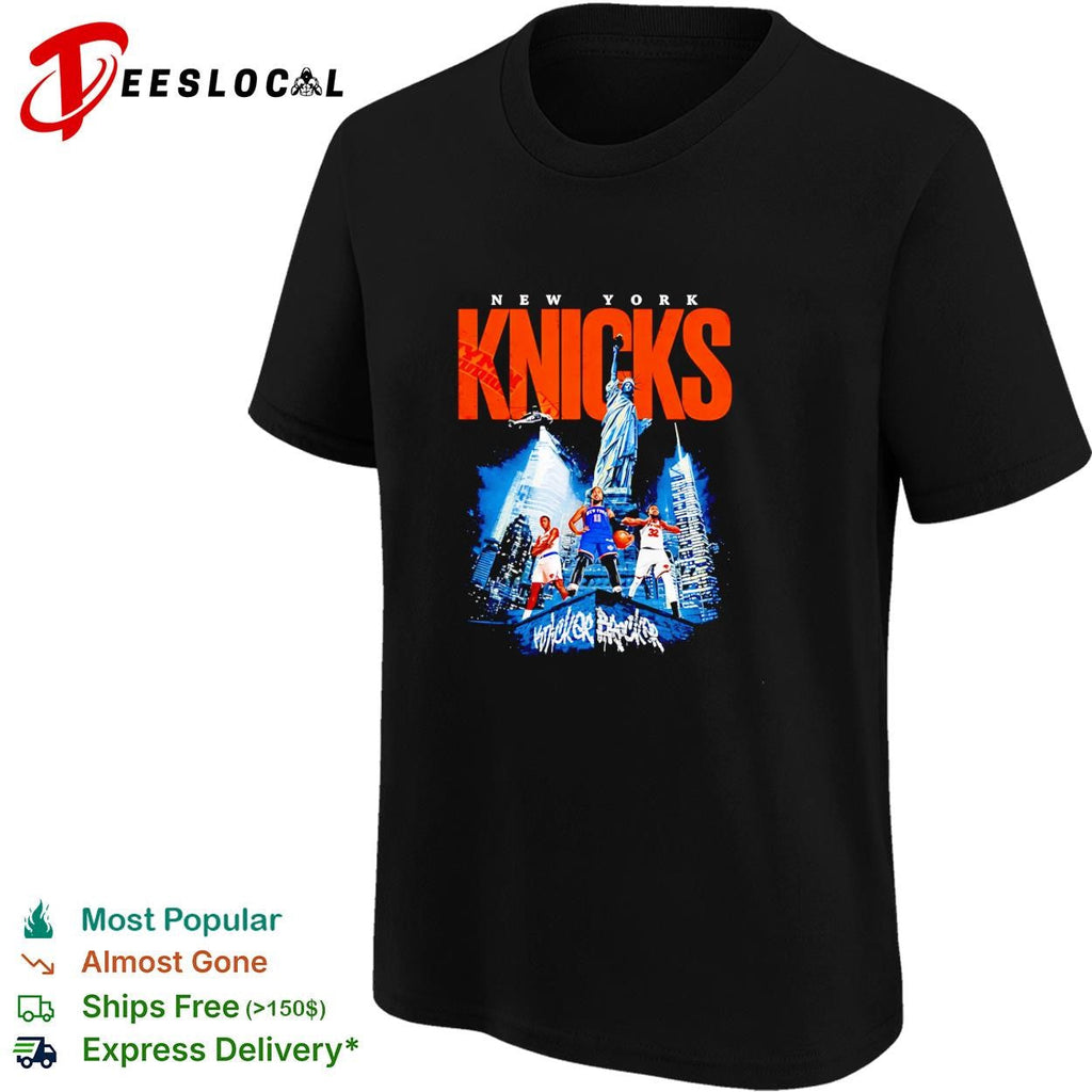 Jalen Brunson Statue of Liberty City Skyline Vintage Basketball Finals 2026 shirt Unisex