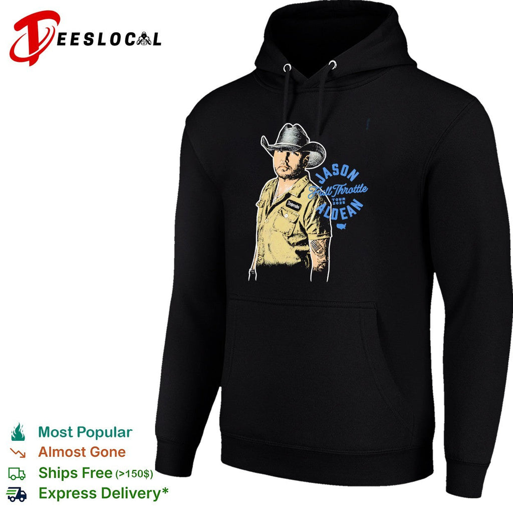 Jason Aldean Full Throttle portrait shirt Unisex