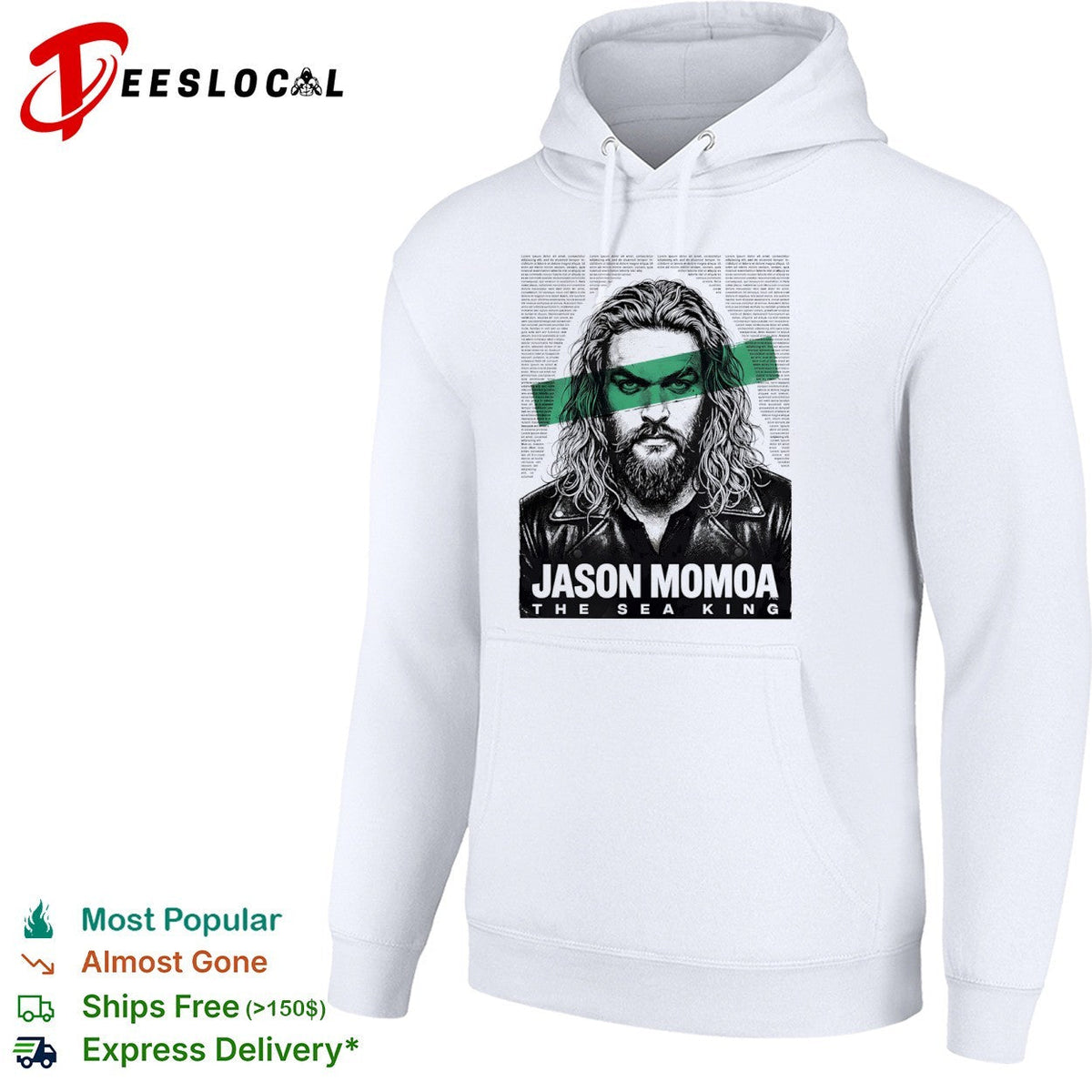 Jason Momoa the Sea King portrait shirt Unisex