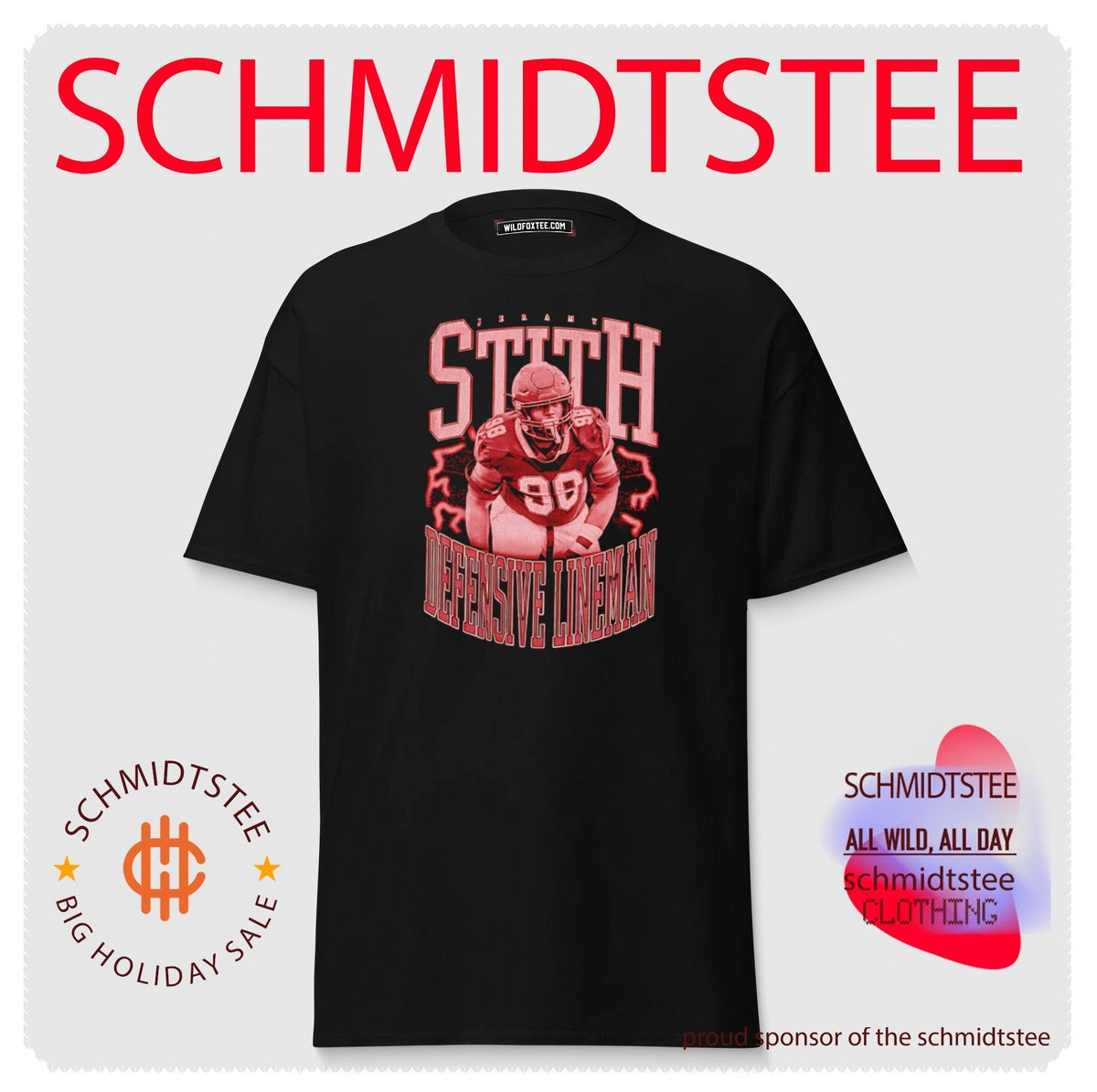 Jeramy Stith Defensive Lineman football shirt Unisex