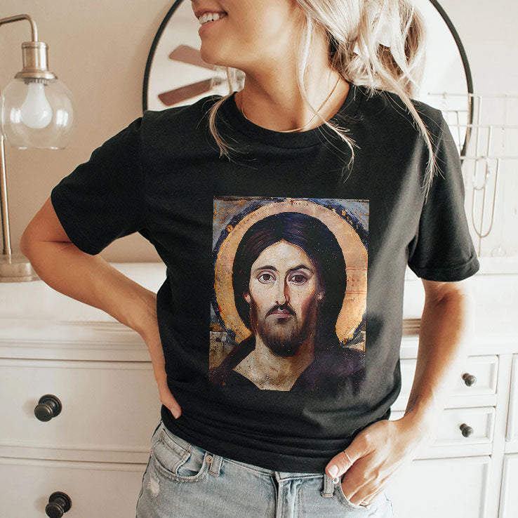 Jesus Christ Pantocrator Icon St. Catherine’s Monastery T Shirt Unisex