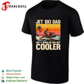 Jet ski dad like a regular dad but cooler retro tropical shirt Unisex