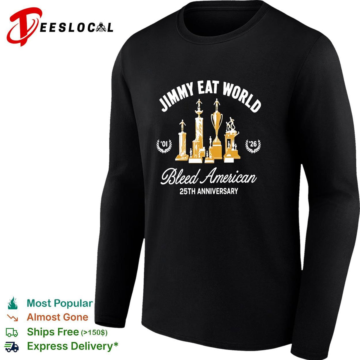 Jimmy Eat World Bleed American 25th anniversary 2001 2026 shirt Unisex