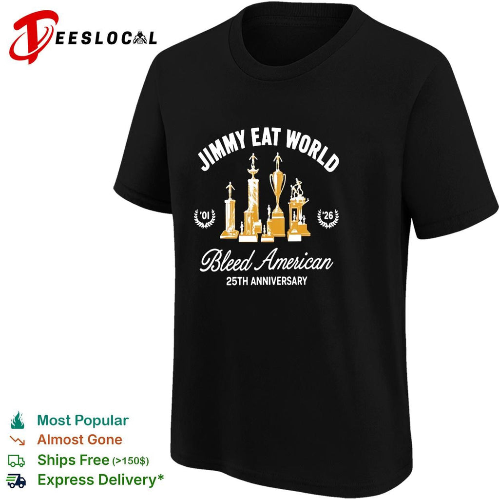 Jimmy Eat World Bleed American 25th anniversary 2001 2026 shirt Unisex