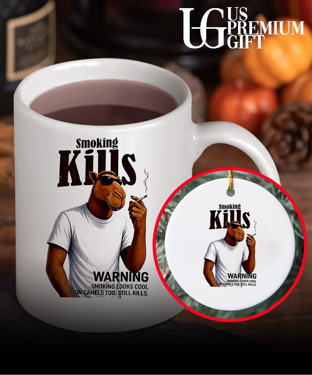 Joe Camel smoking Kills warning looks cool on camels too still kills shirt Unisex