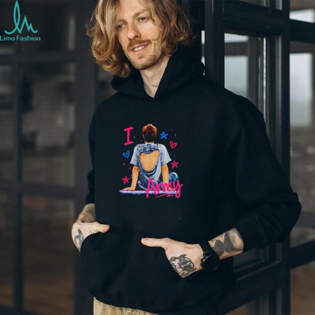 Joonie BTS I Love Army graphic shirt
