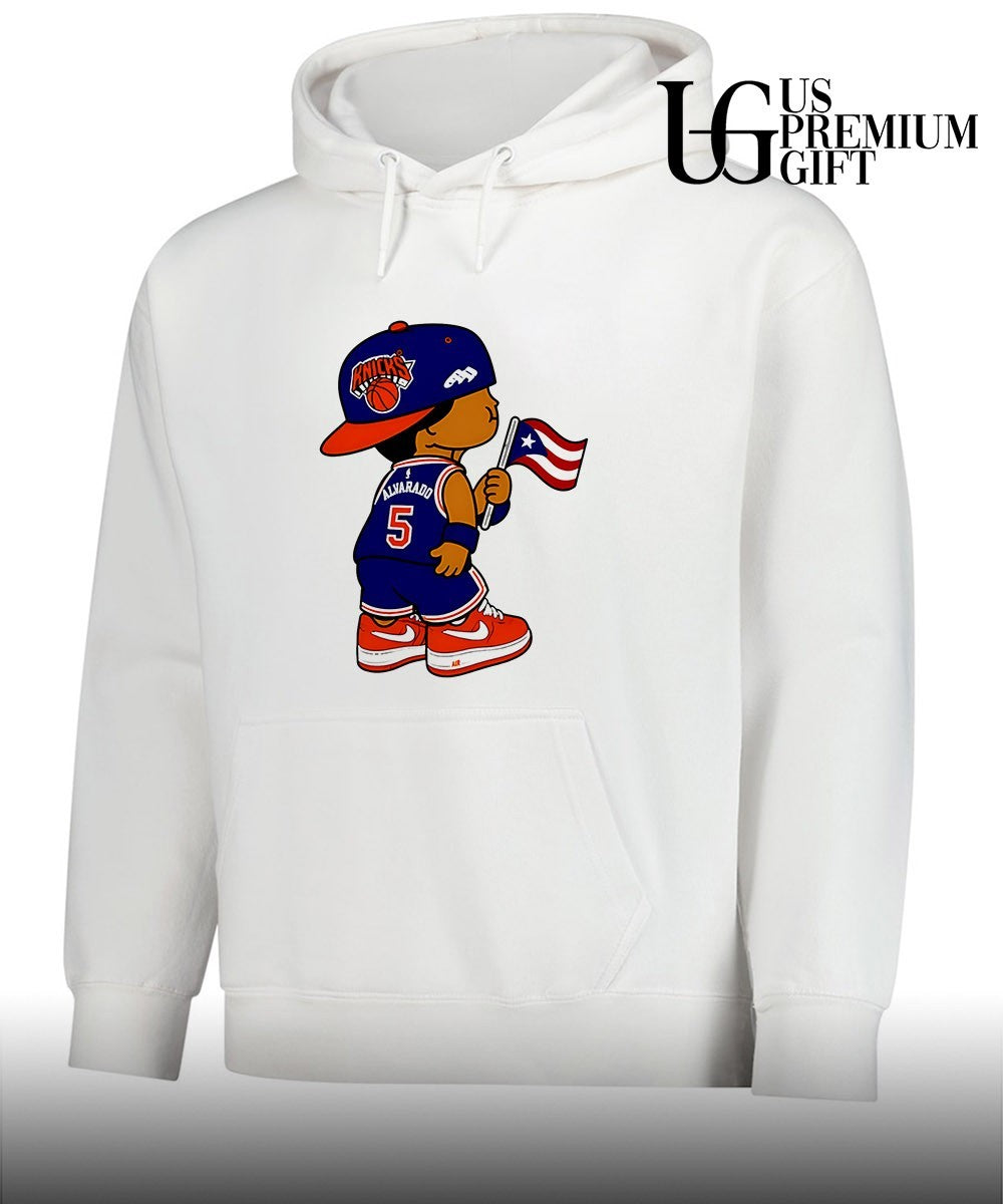 Jose Alvarado Knicks Puerto Rico flag shirt Unisex