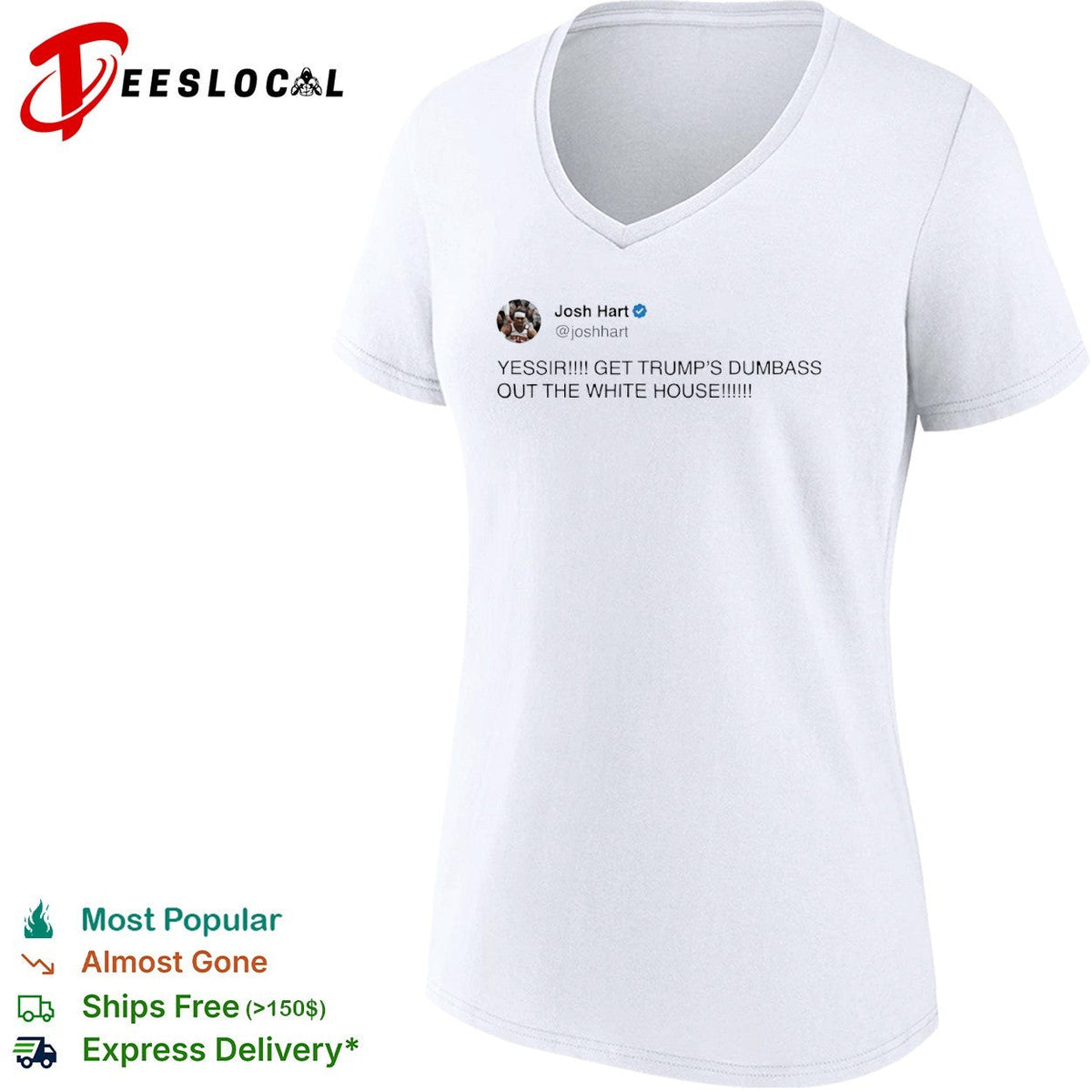 Josh Hart yessir get Trump’s dumbass out the white house shirt Unisex