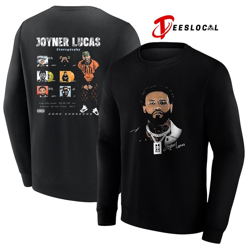 Joyner Lucas discography signature portrait graphic shirt Unisex