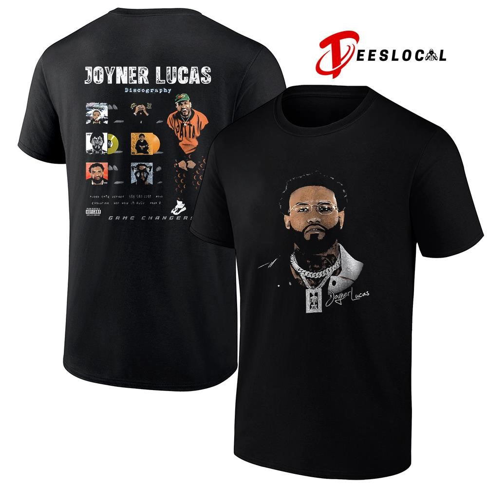 Joyner Lucas discography signature portrait graphic shirt Unisex