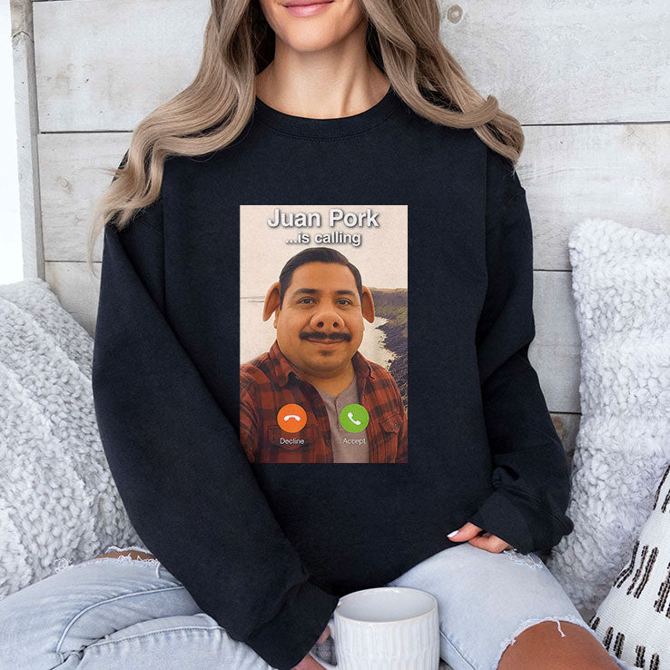Juan Pork Is Calling T Shirt Unisex
