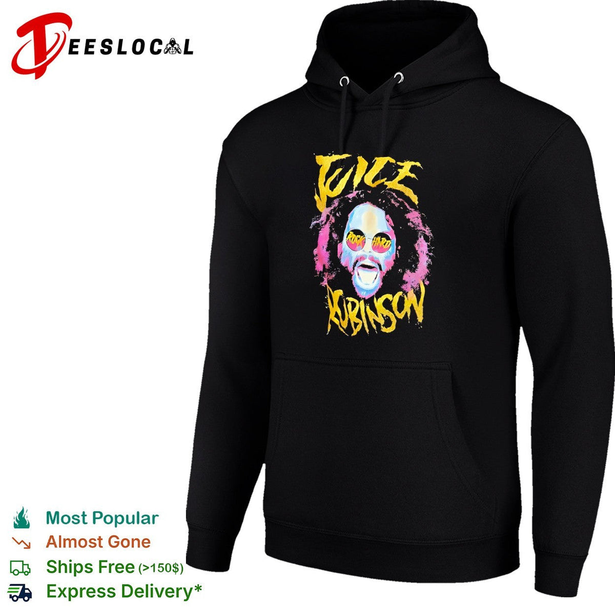 Juice Robinson AEW Rock Hard Sunglasses shirt Unisex