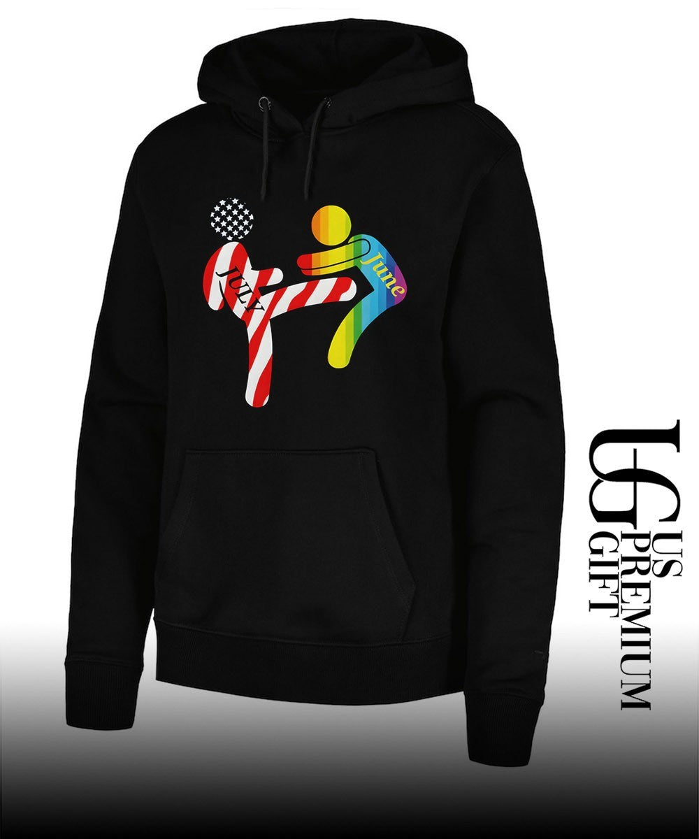 July Independence Kick June Pride Month shirt Unisex