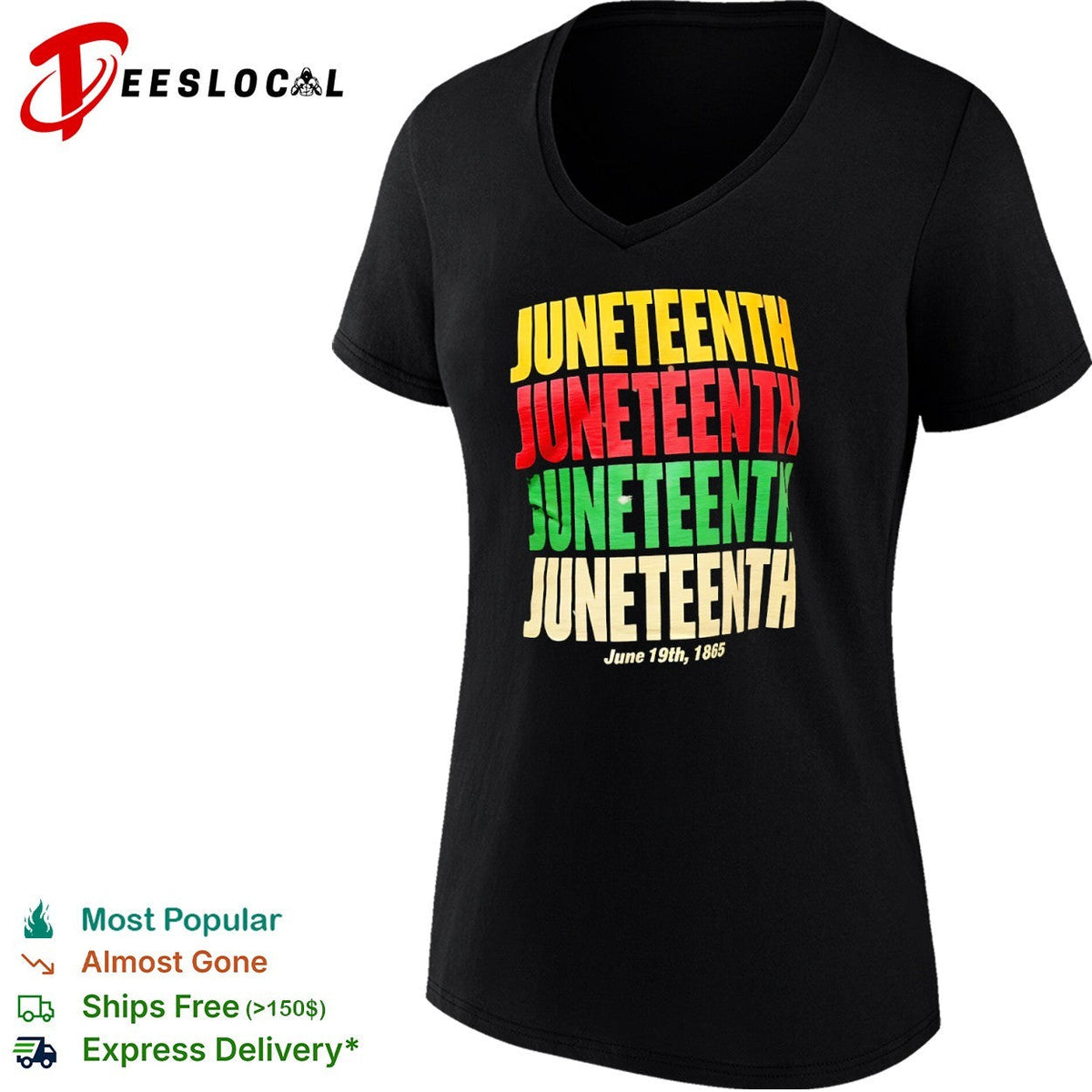 Juneteenth holiday June 19th 1865 shirt Unisex