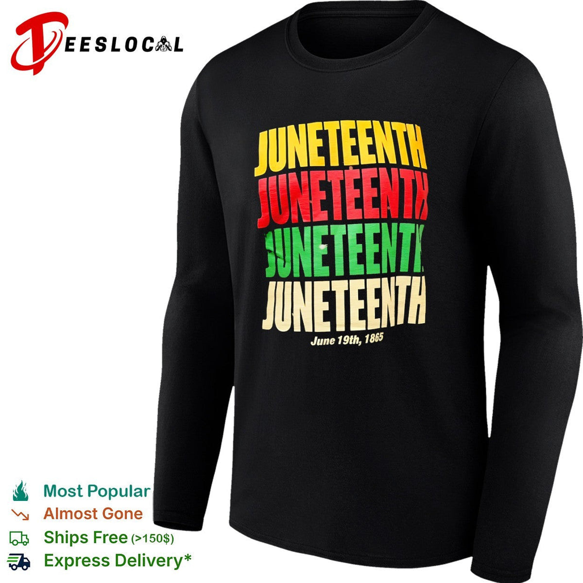 Juneteenth holiday June 19th 1865 shirt Unisex
