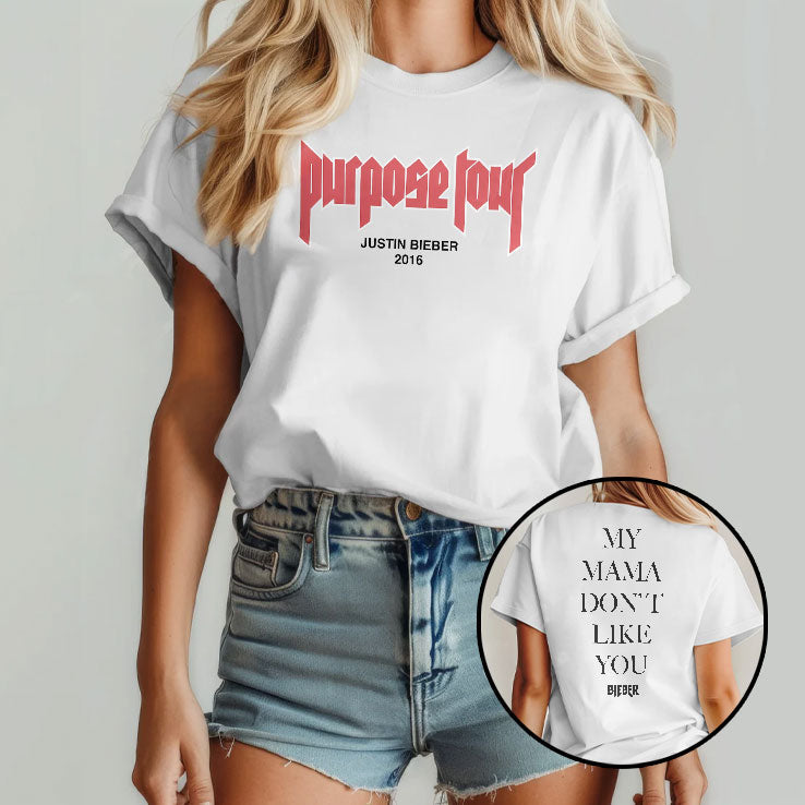 Justin Bieber Purpose Tour 2016 Shirt Unisex