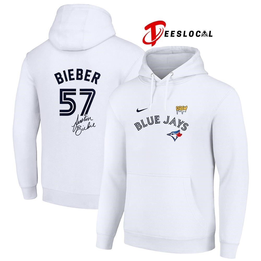 Justin Bieber x Toronto Blue Jays world series signature logo shirt Unisex