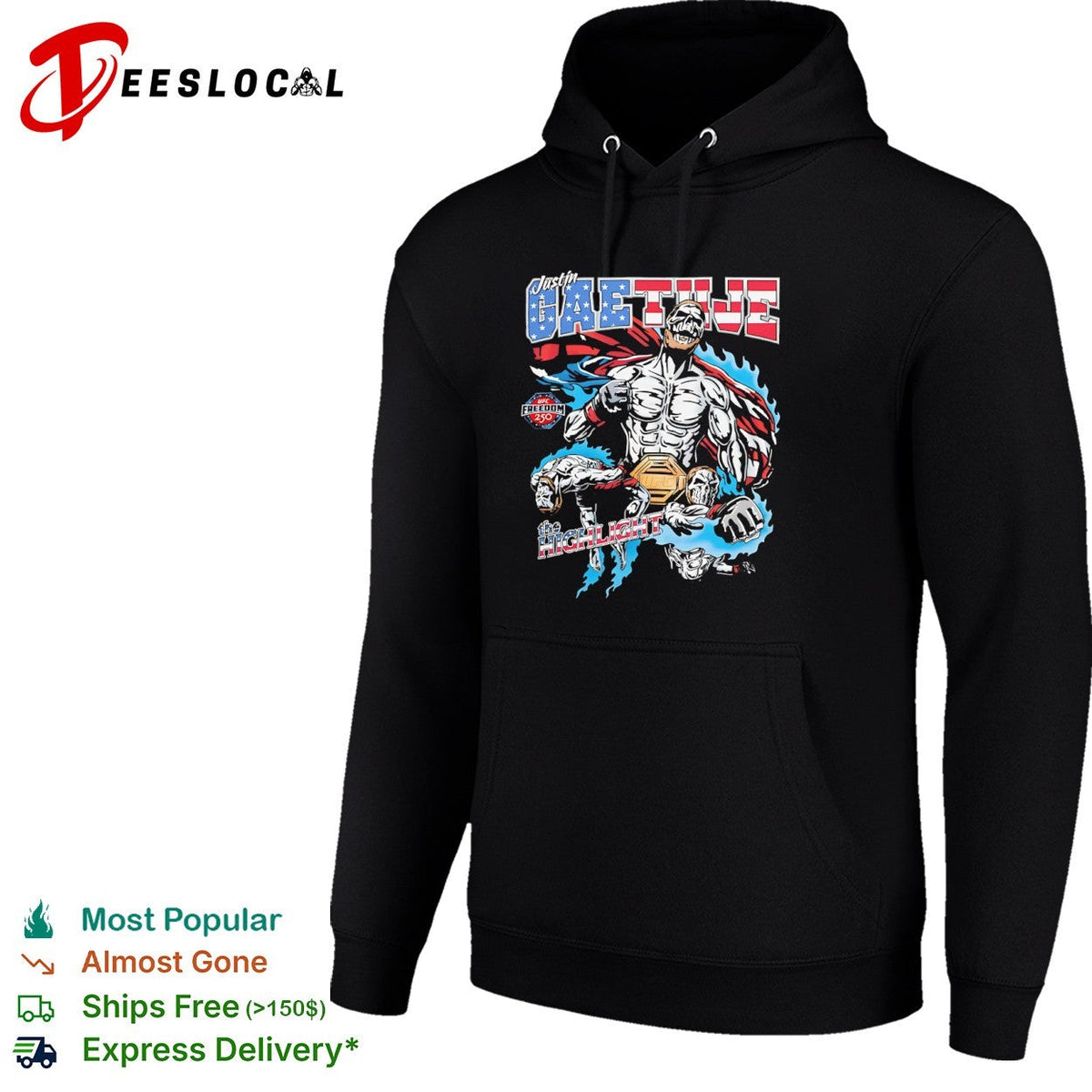Justin Gaethje UFC Freedom 250 The Highlight shirt Unisex