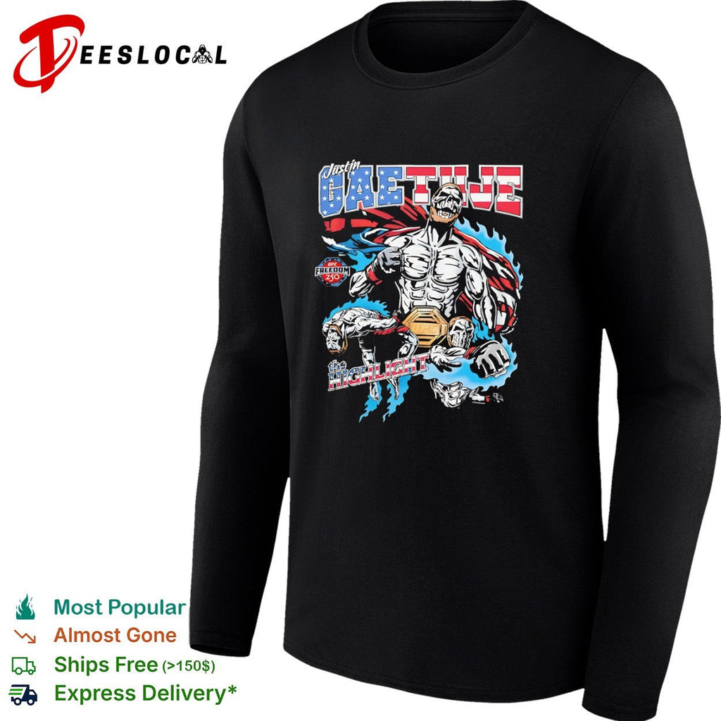 Justin Gaethje UFC Freedom 250 The Highlight shirt Unisex