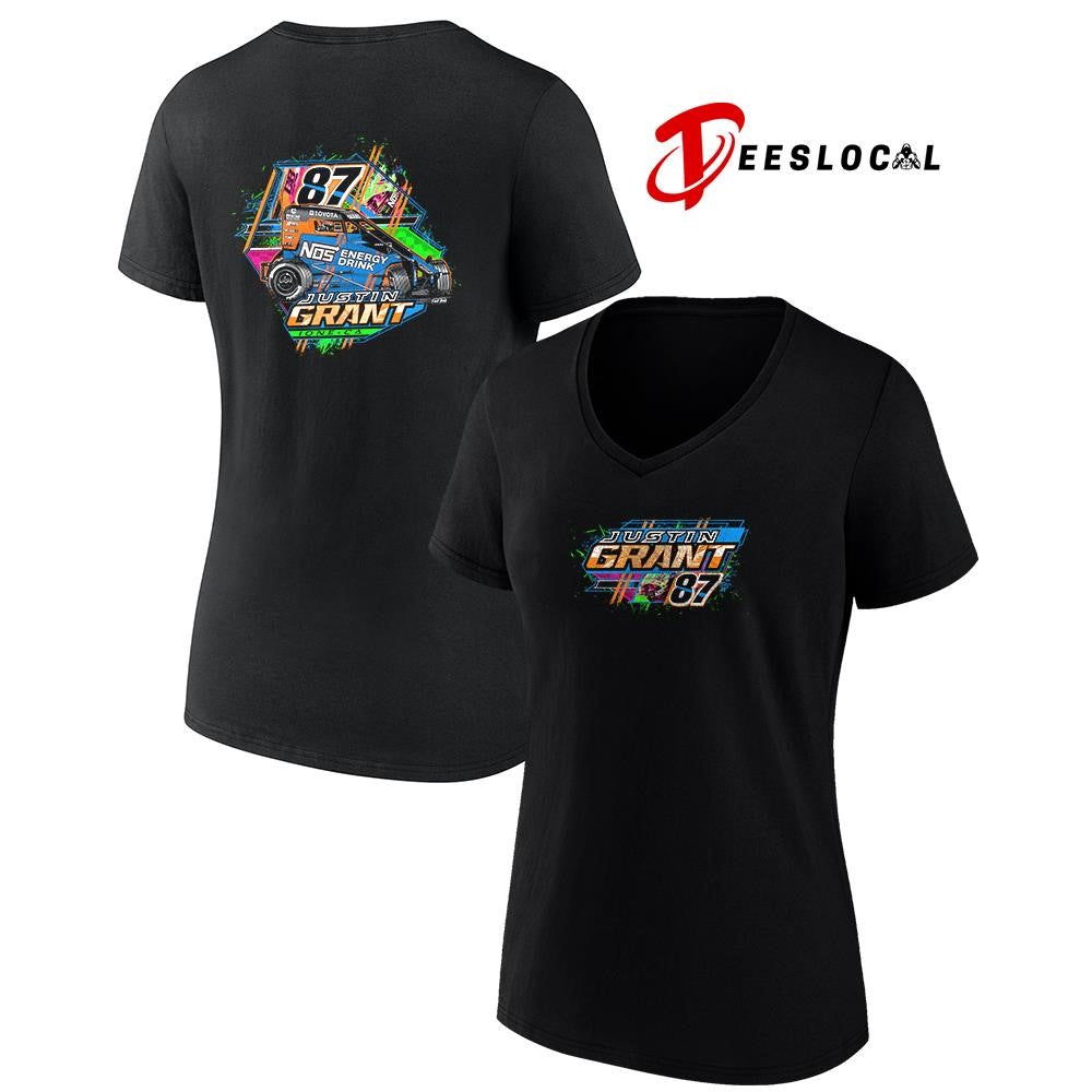 Justin Grant NOS energy drink car racing shirt Unisex