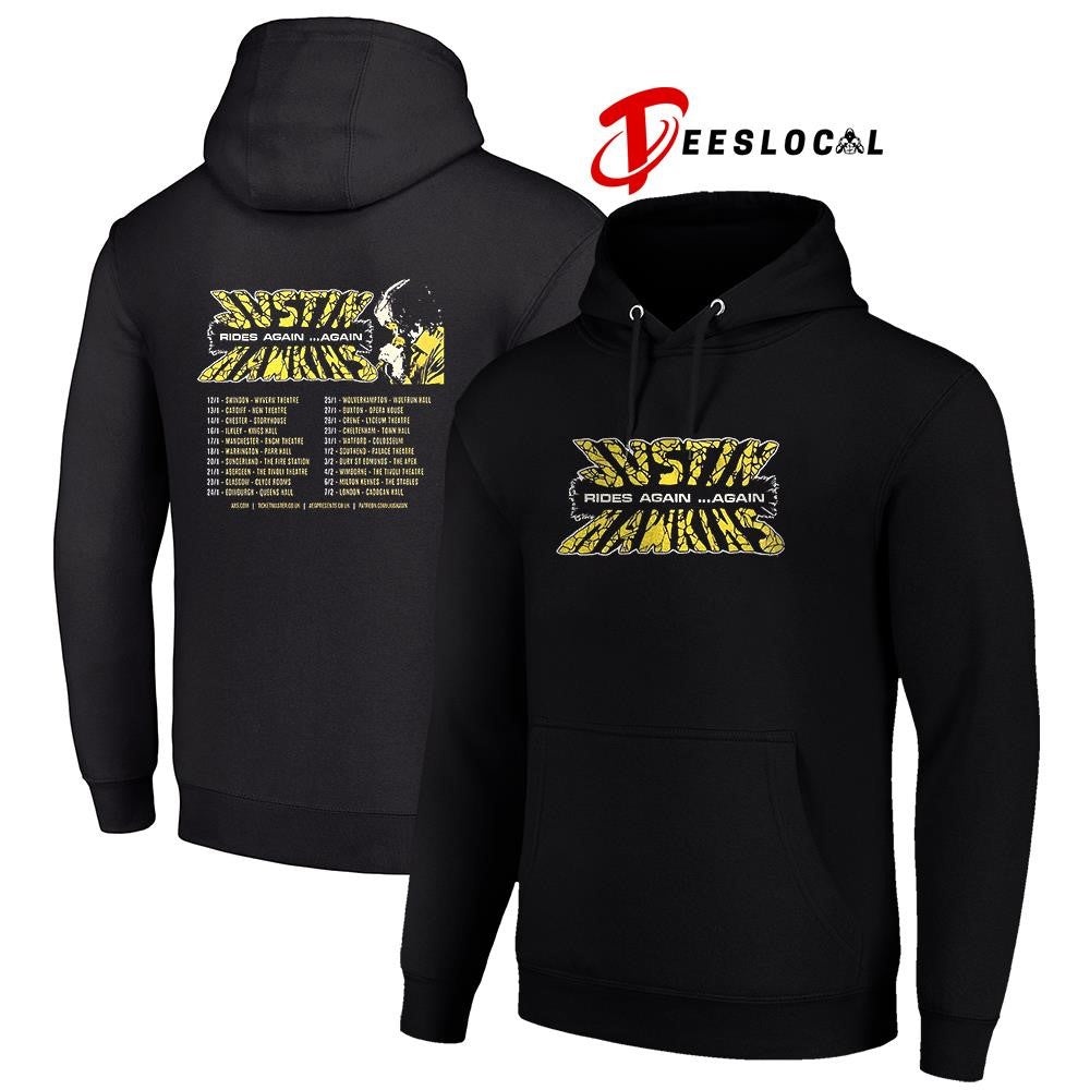 Justin Hawkins Rides Again Again tour 2026 dates schedule shirt Unisex