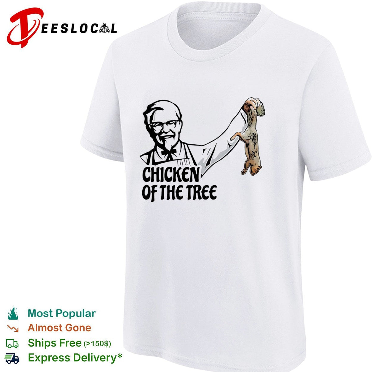 KFC Colonel Sanders Chicken of the Tree shirt Unisex