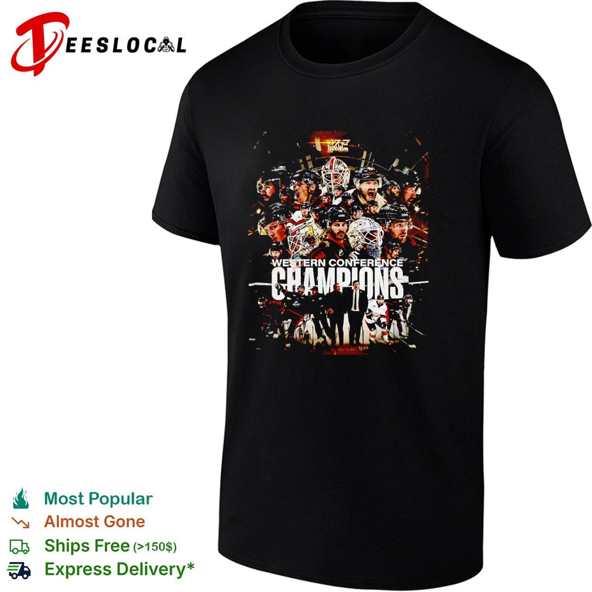 Kamloops Blazers Western Conference Champions 2023 Roster Collage Ice Hockey shirt Unisex