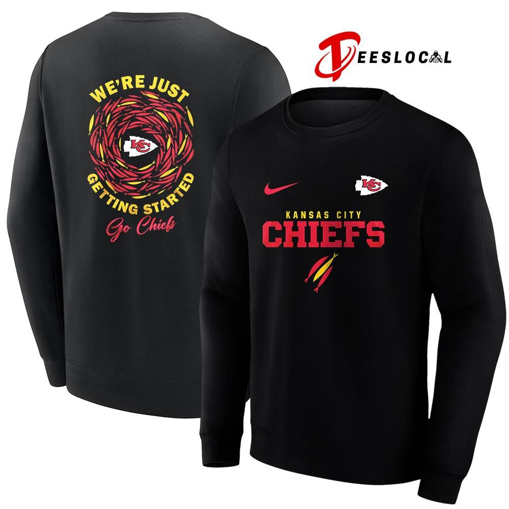 Kansas City Chiefs x The Chosen we’re just getting started logo shirt Unisex