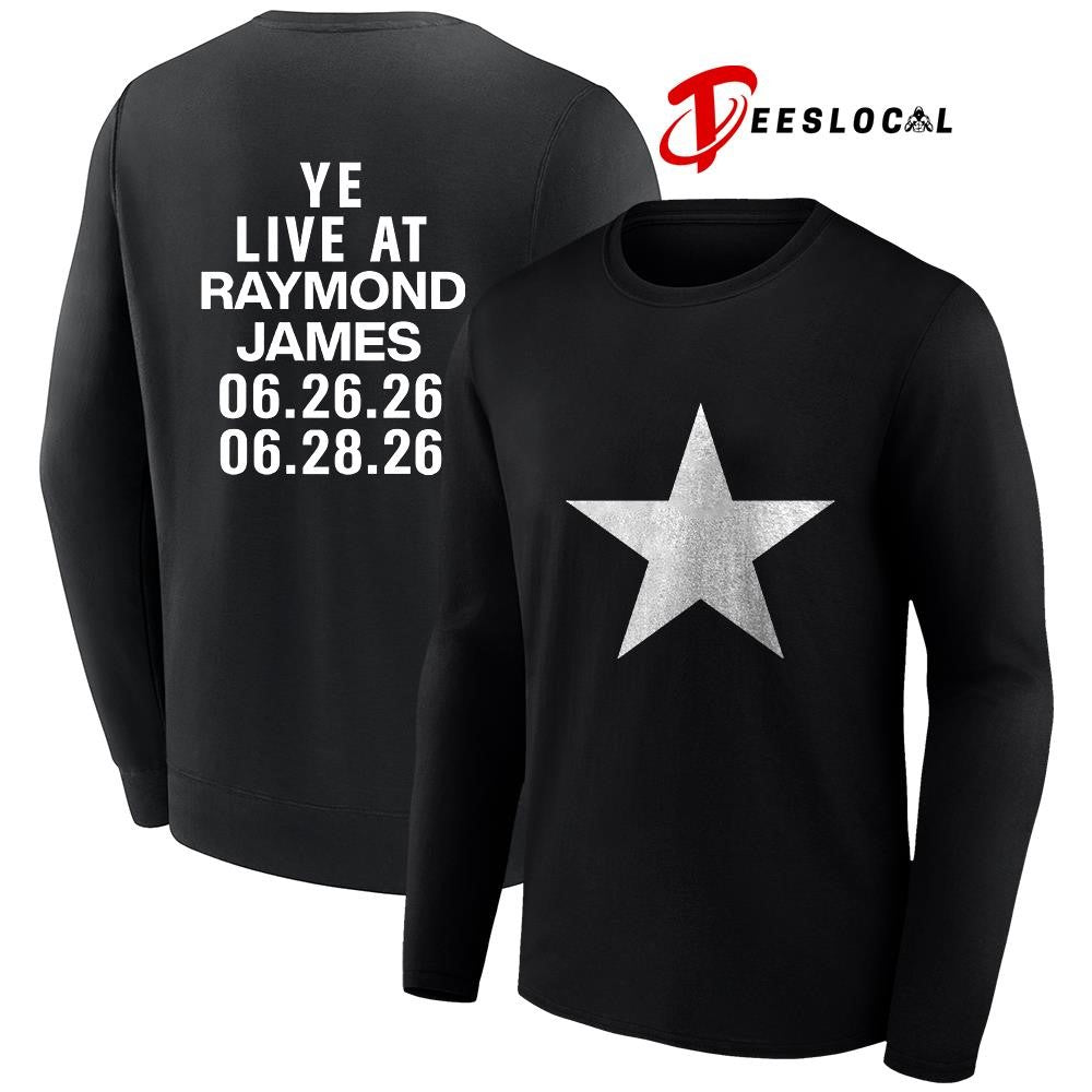 Kanye West Raymond James stadium Tampa Florida star shirt Unisex