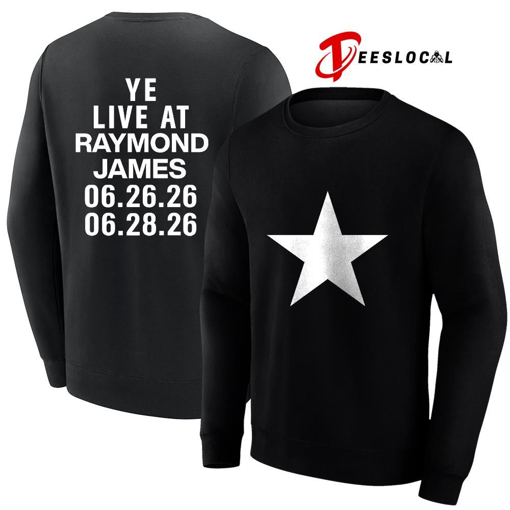Kanye West Raymond James stadium Tampa Florida star shirt Unisex