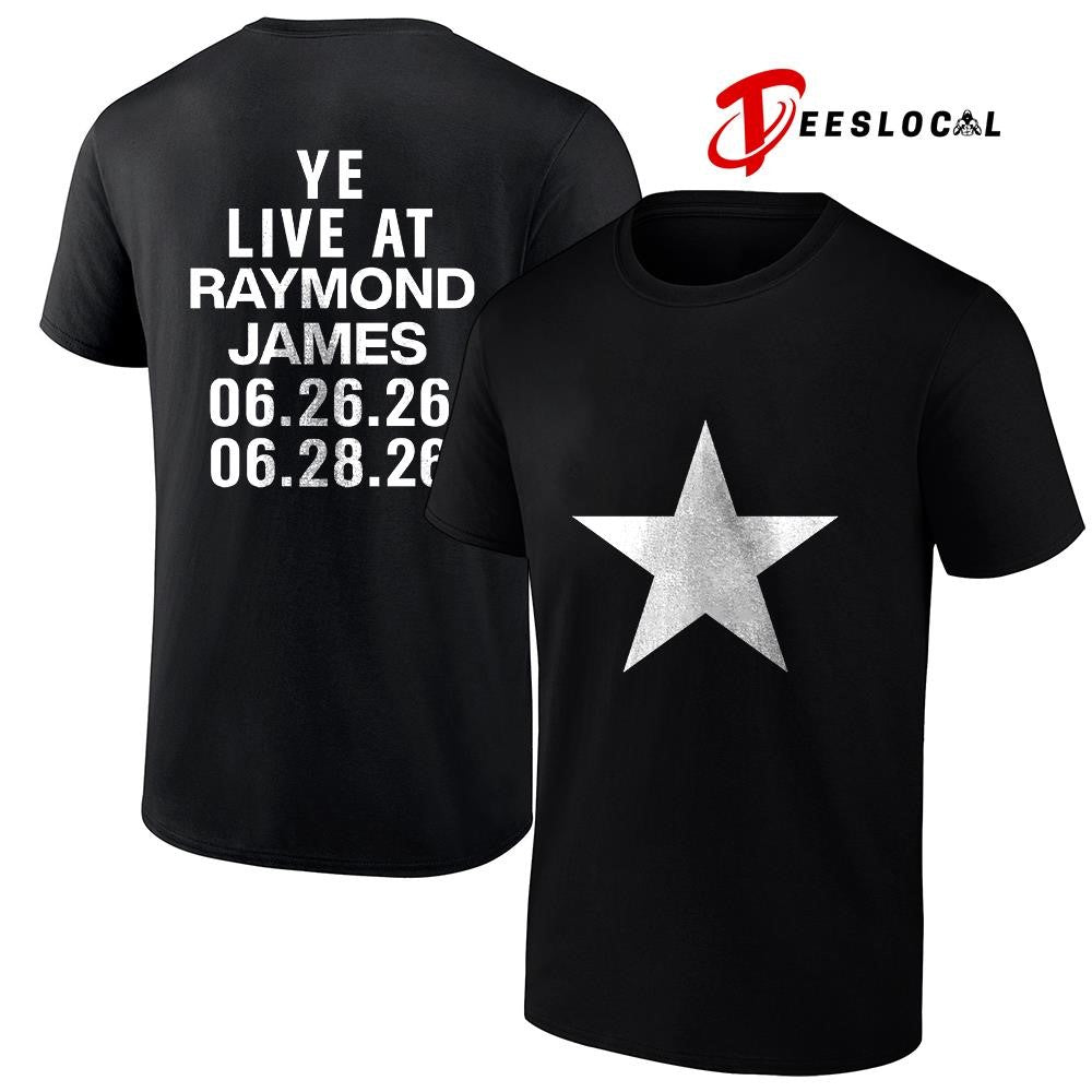 Kanye West Raymond James stadium Tampa Florida star shirt Unisex