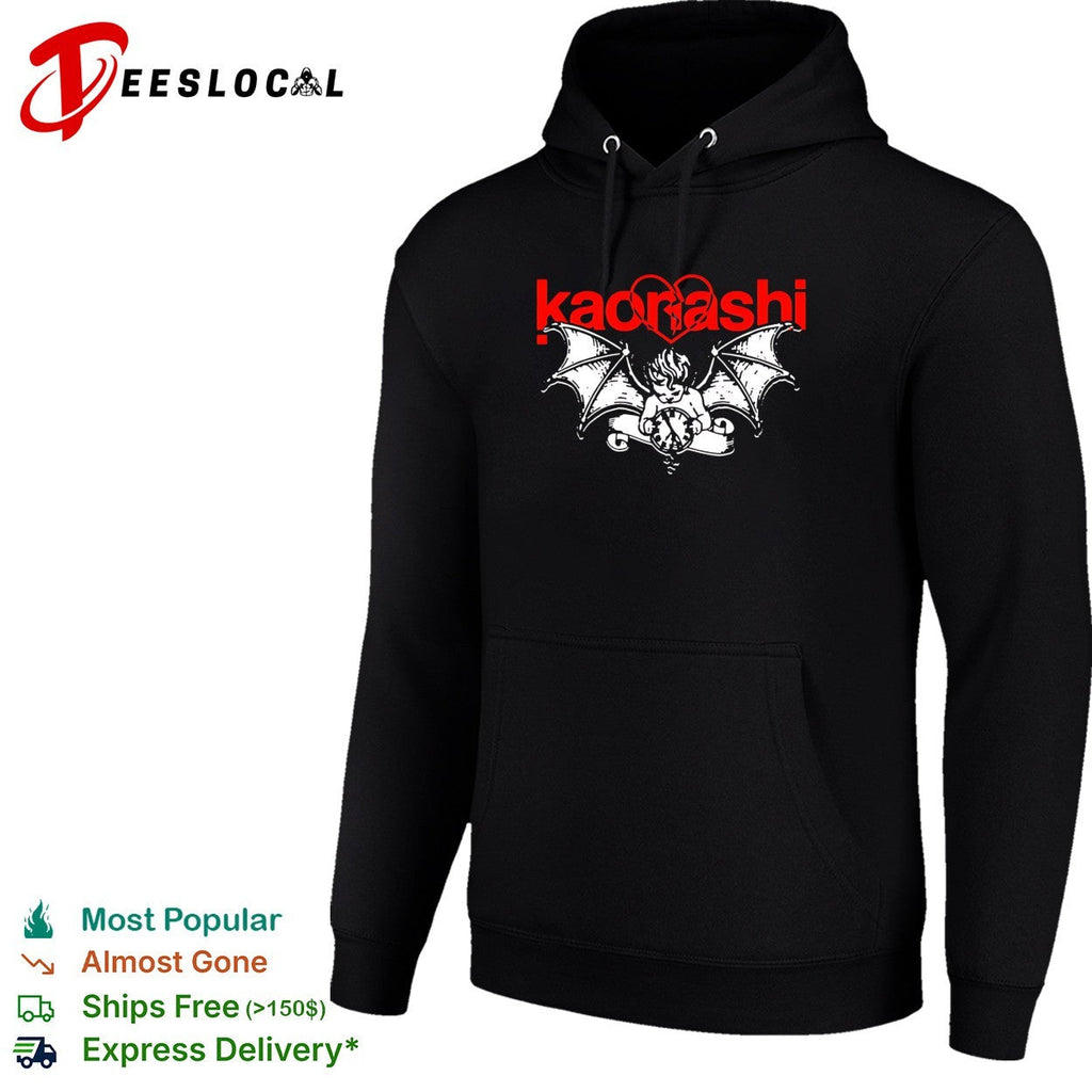 Kaorashi winged cherub with broken heart and clock shirt Unisex