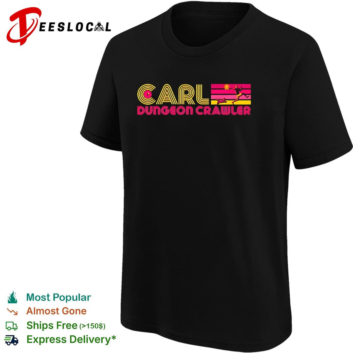 Karl Anthony Towns Minnesota Timberwolves Carl Dungeon Crawler parody retro shirt Unisex
